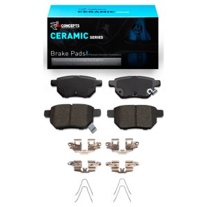 Lexus CT200H Brake Pads - Rear - R1 Concepts - R1 Ceramic Pads & Hardware Kit - `08-`24